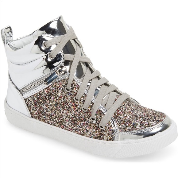 Sam Edelman Shoes 42 Used Sam Edelman Kids Sparkle Sneakers Poshmark